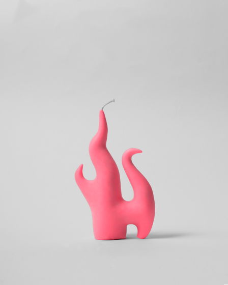 Соевая свеча ручной работы "FWWM" pink