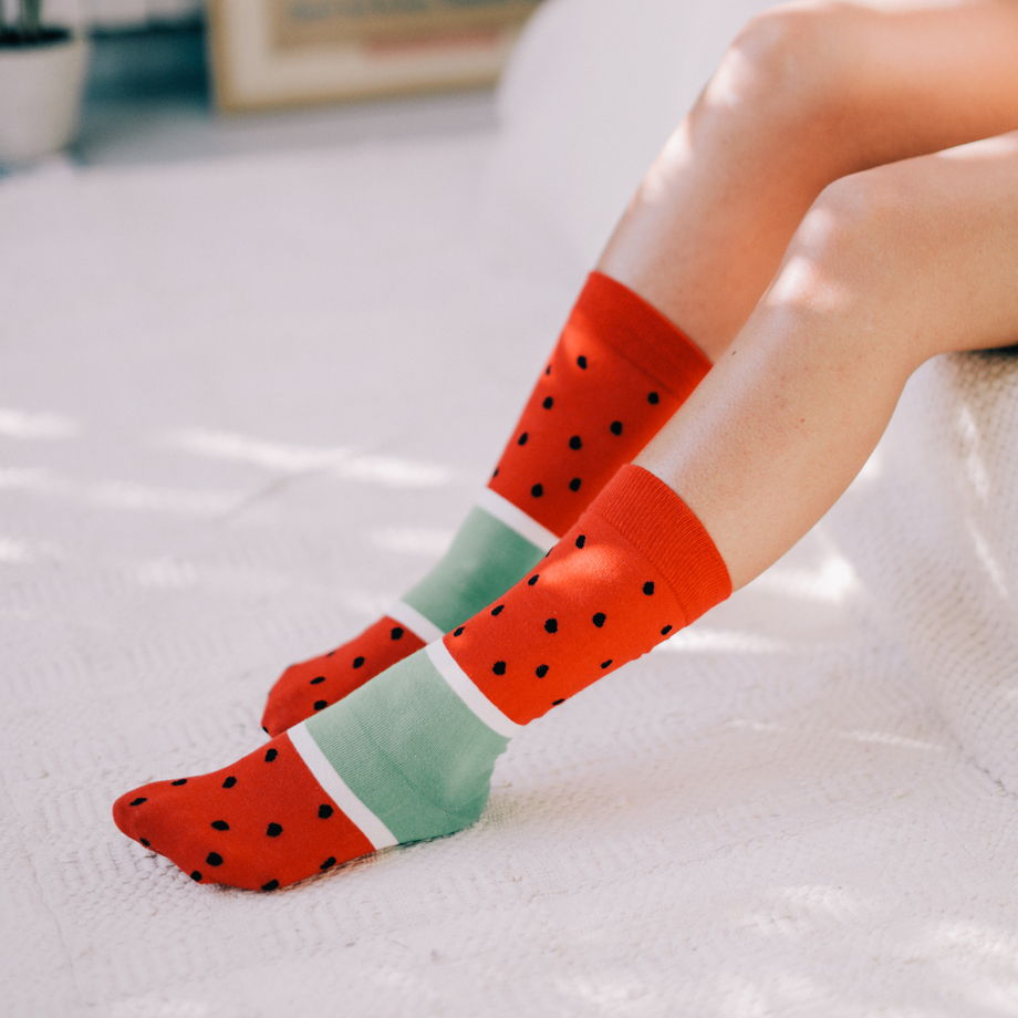 Носки в форме мороженого DOIY Icepop Socks - Watermelon