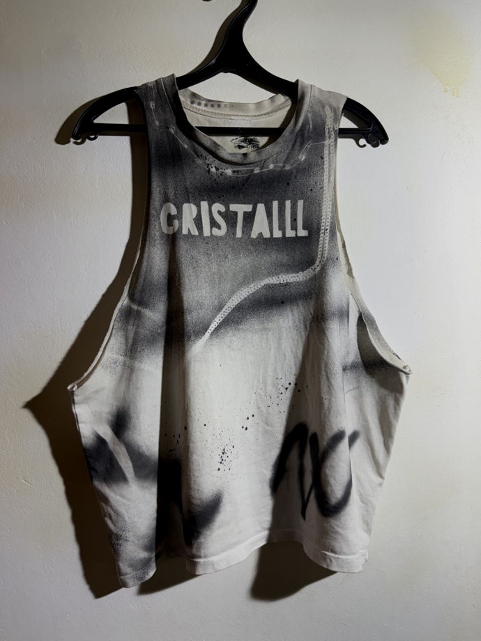 Sleeveless T-shirt Cristalll | Майка Кристаллл