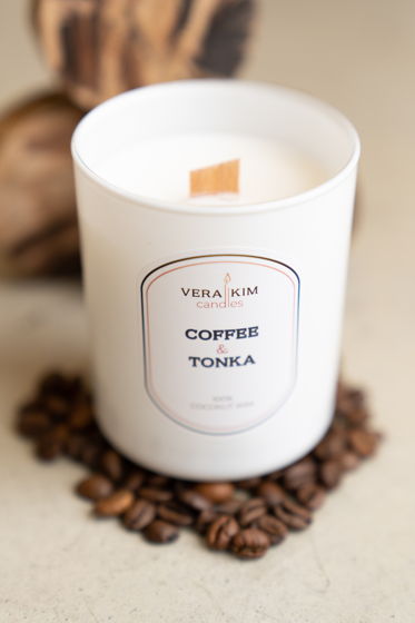 Ароматическая свеча “COFFEE&TONKA”