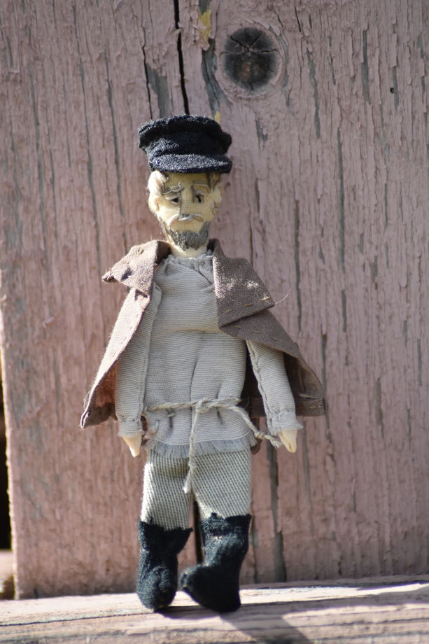 Текстильная кукла "Мужчина" из серии "Пёрышки"