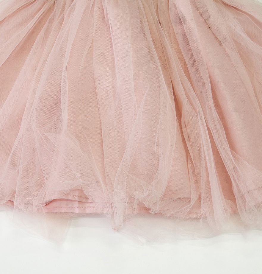 Платье маленькой принцессы "Балерина", розовое
