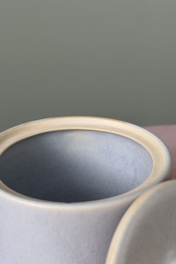 Банка керамическая ручной работы "Дыхание"