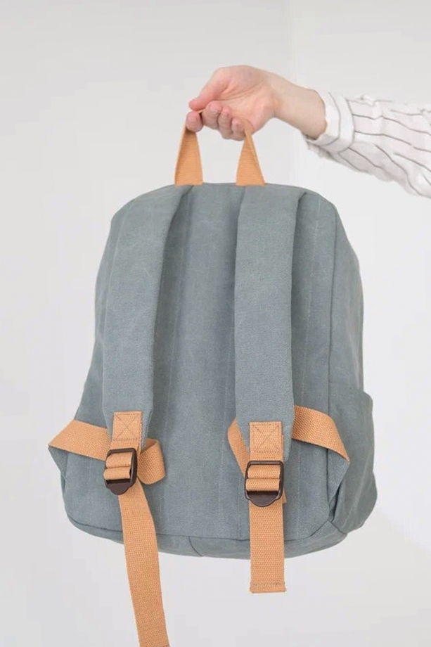 Городской рюкзак из хлопка, модель #1, зеленый