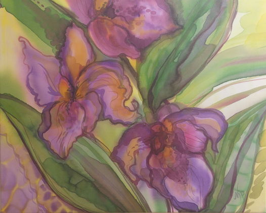 Картина “Ирисы ” / Painting “Irises”