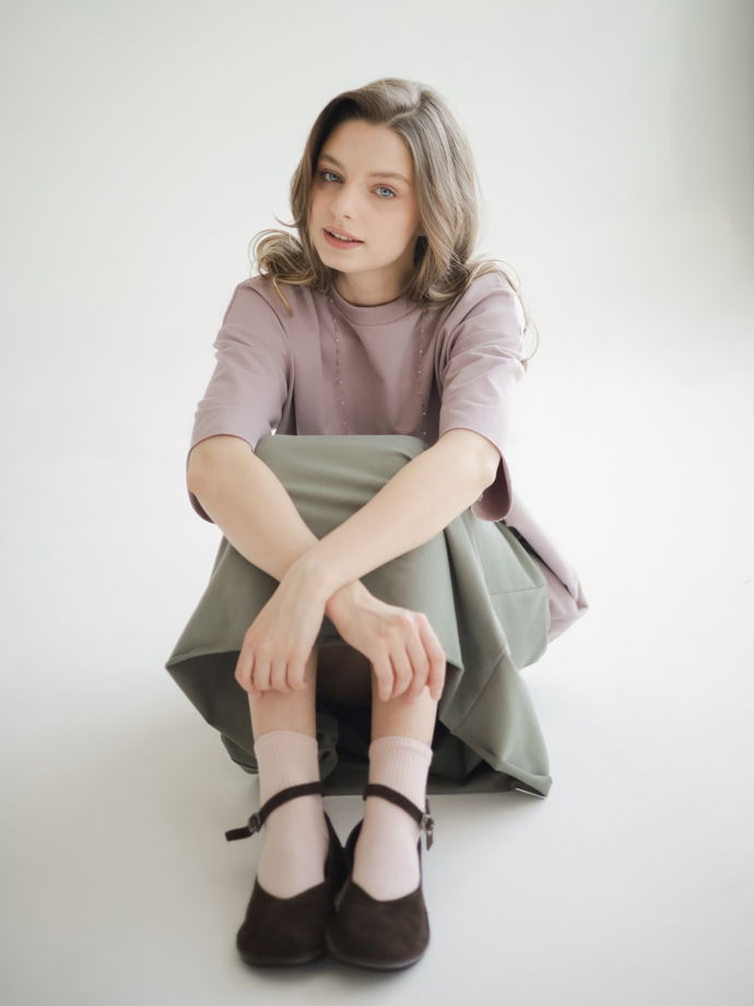 Юбка на резинке лавр