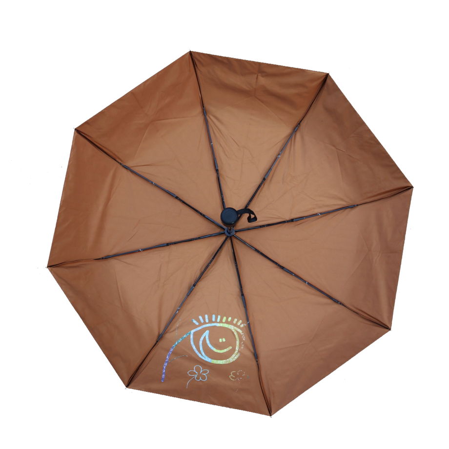 Двусторонний зонт Улыбка с функцией антиветер, может быть и складным и тростью. Необычный подарок для женщины