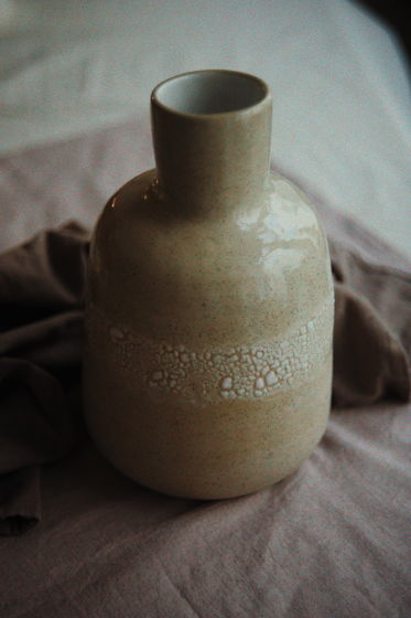 Керамическая ваза ручной работы. "Sable".