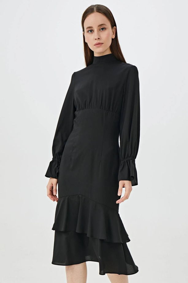 Черное платье FOS Clothes