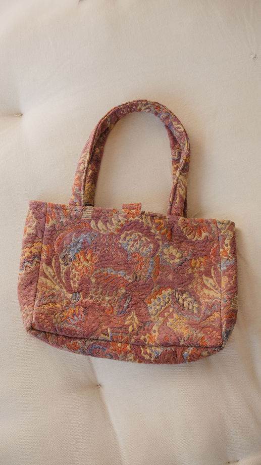 Сумка с Розой и Фиалками/Rose and Violets Bag