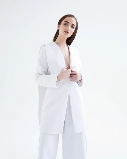 Платье-пиджак IWA белое
