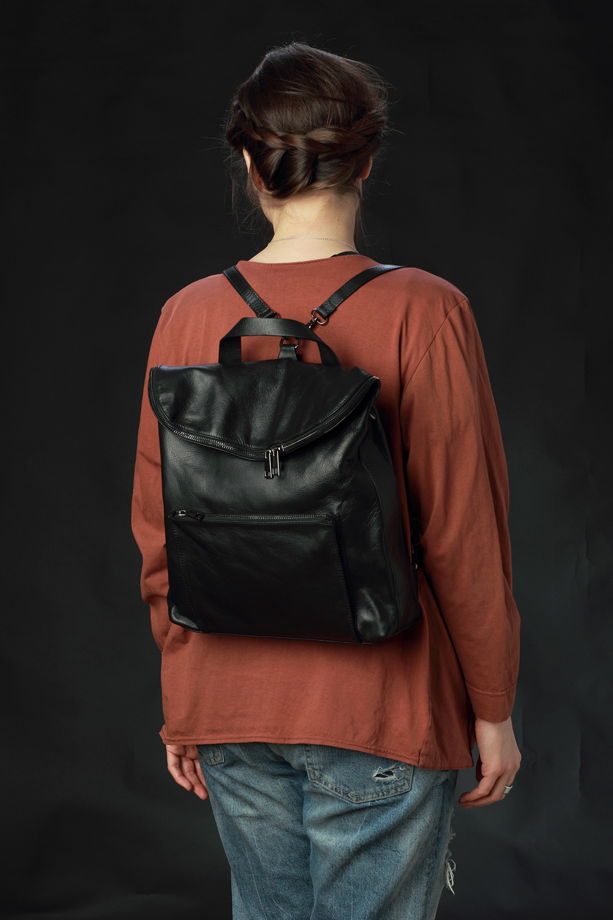 Кожаный рюкзак трансформер - POLARIS - Real leather backpack. В наличии в Москве