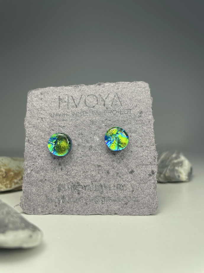 Серьги HVOYA из стекла