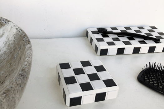 Подставки из мозаики