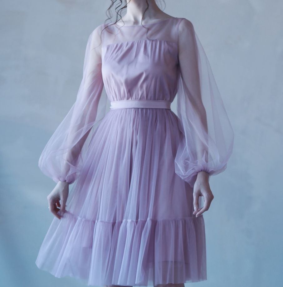 Платье из сетки Aurora