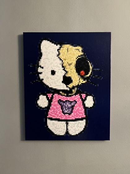 "Pixel Kitty", картина 40х50 см.
