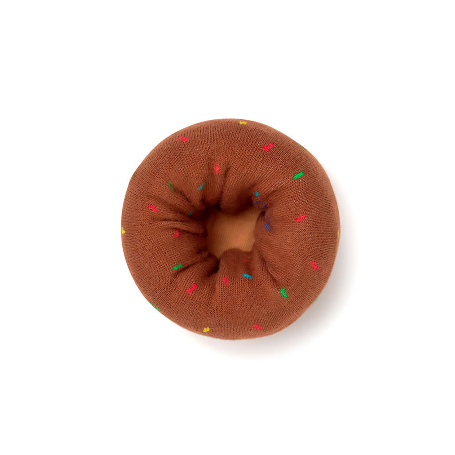 Носки DOIY в форме пончика - коричневый