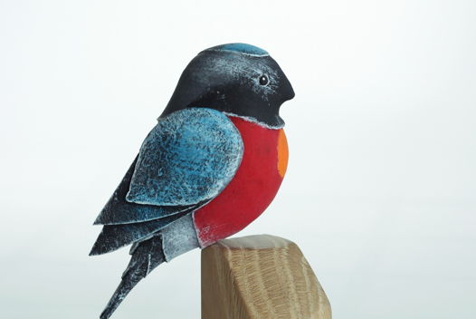 "Снегирь" статуэтка интерьерная