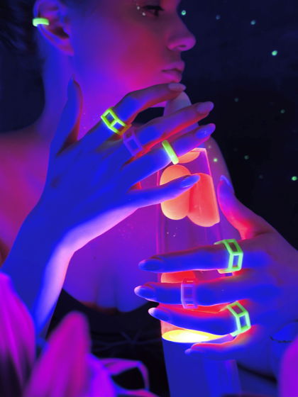 Неоновые флюоресцентные кольца