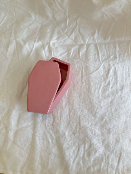 Шкатулка для украшений Coffin Pink