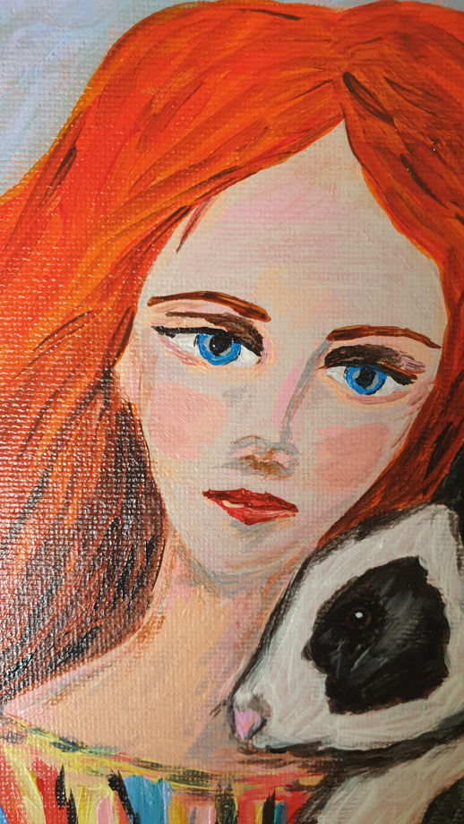 Картина "В ожидании чудес" акрил/холст 30×40