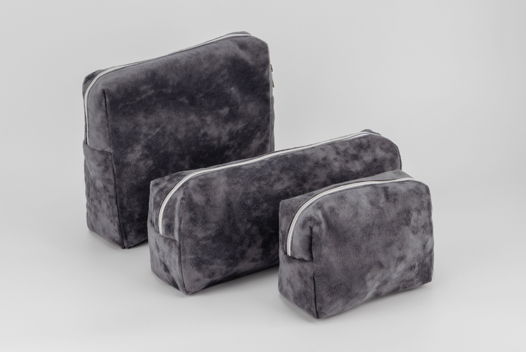 Набор из трёх косметичек из бархата