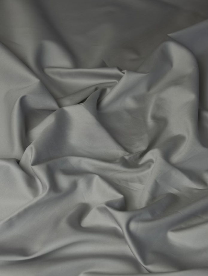Премиальный комплект постельного белья из сатина Platina светло-серый