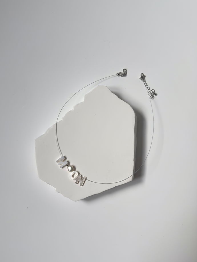 чокер [ MoON ] с барочным жемчугом и перламутром