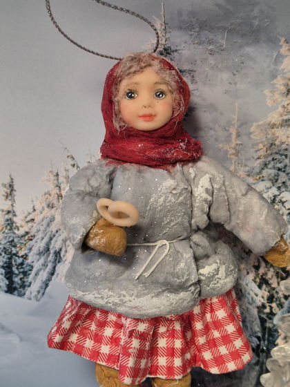 Ватная игрушка, около 12 см