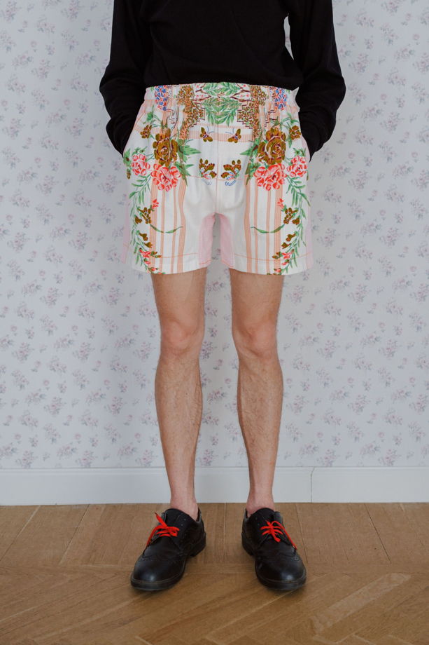 Розовые Шорты в Цветах/Pink Matter Shorts