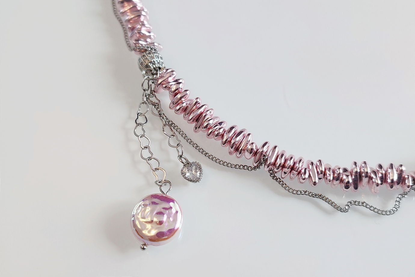 Чокер из гематита