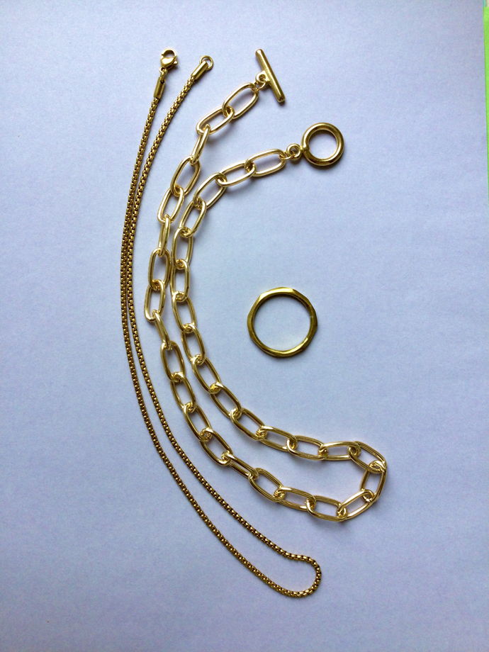 Кольцо-кулон «Солнечные грани» с двумя цепочками