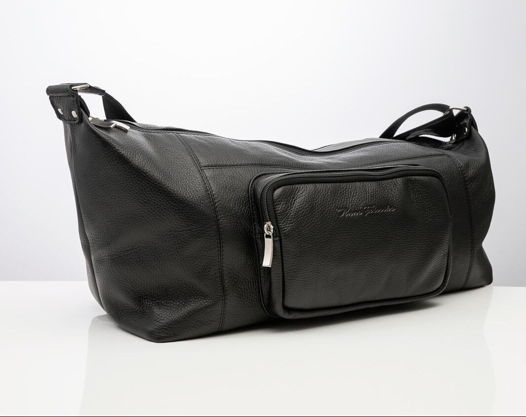 Кожаная спортивная сумка