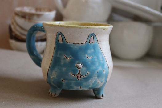 Чашка Голубой кот