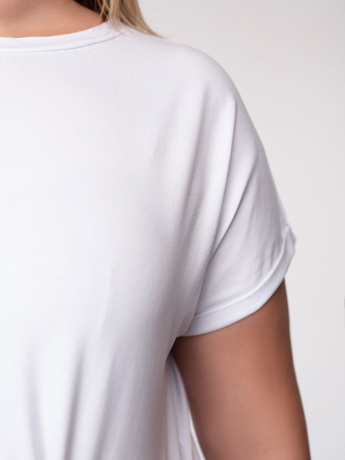 Белая футболка из премиального трикотажа