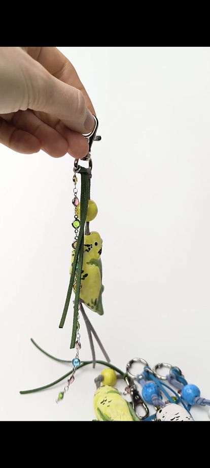 Обвес на сумку волнистый попугай