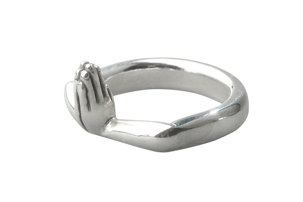 Серебряное кольцо Namaste