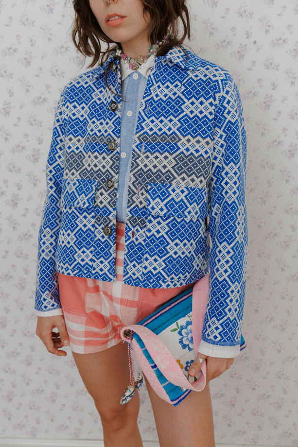 Сумка Розовая в Полоску/Striped and Pink Bag