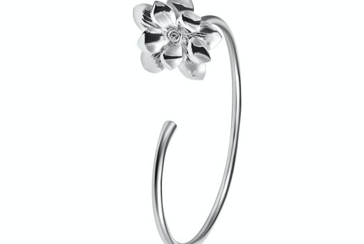 Серьга Swamp hoop из серебра