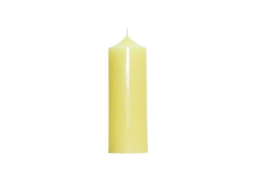 Декоративная свеча SIGIL гладкая 170*60 цвет Желтый