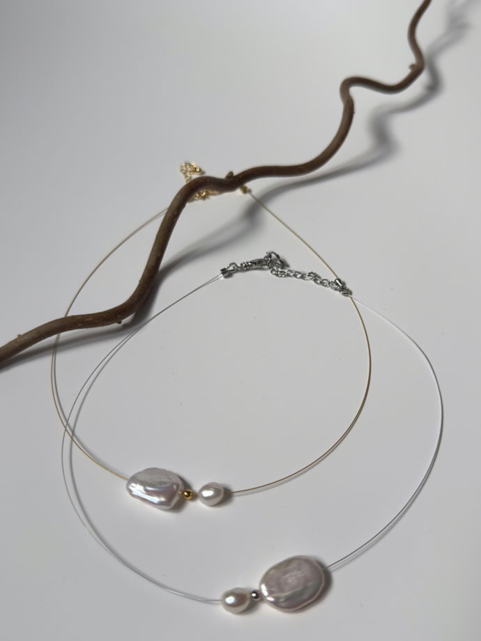 чокер [ lovers ]  с барочным жемчугом