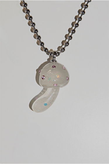 Сияющий кулон-гриб ручной работы «Ниана»