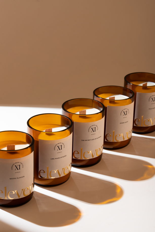 Ароматическая свеча «Inner Light» : пряный мед, бобы тонка
