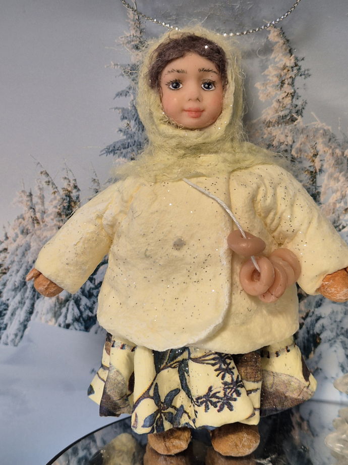 Ватная игрушка, около 12 см