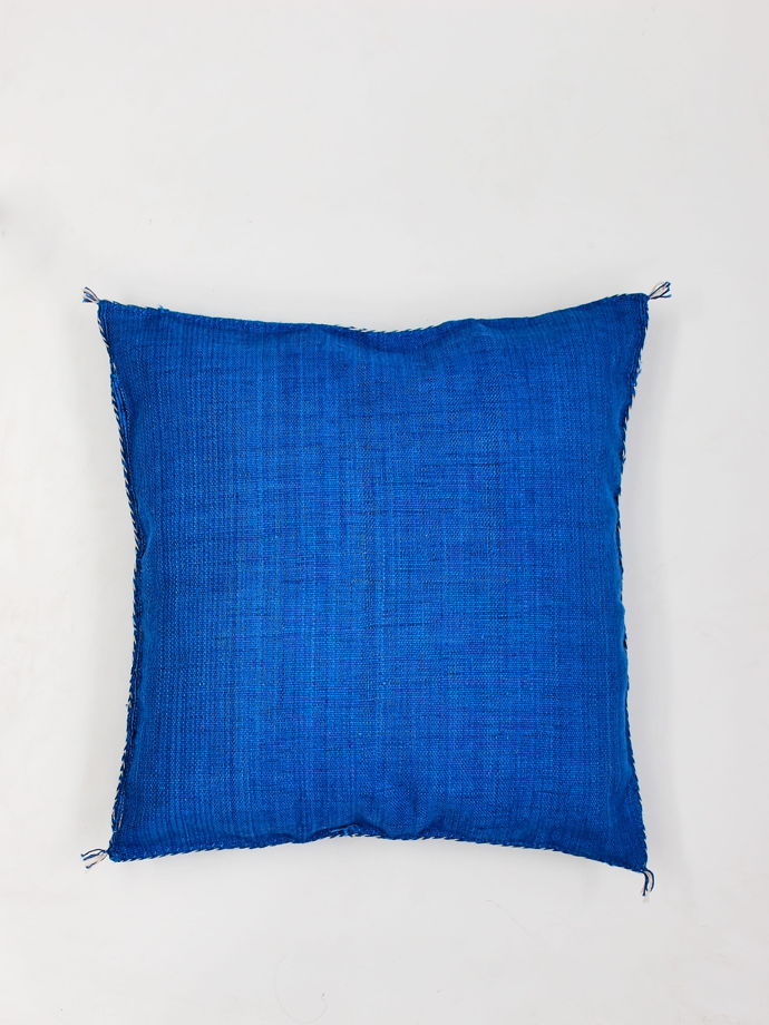 Марокканская декоративная подушка Denim Bleu / наволочка