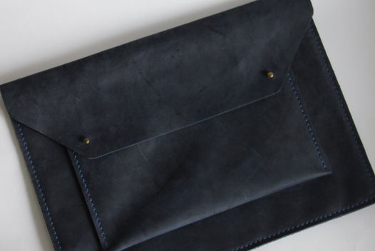 Чехол-папка с карманом Синий для Ноутбука/Планшета