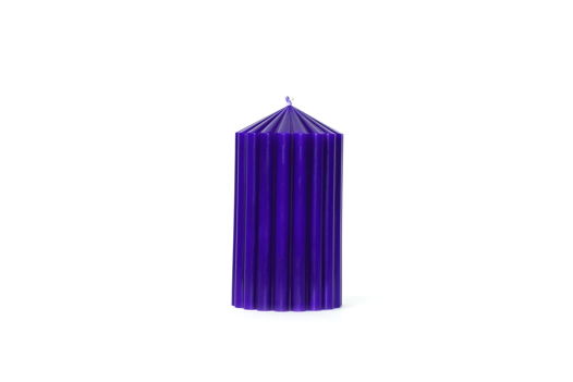 Декоративная фактурная свеча SIGIL 130*70 цвет Фиолетовый