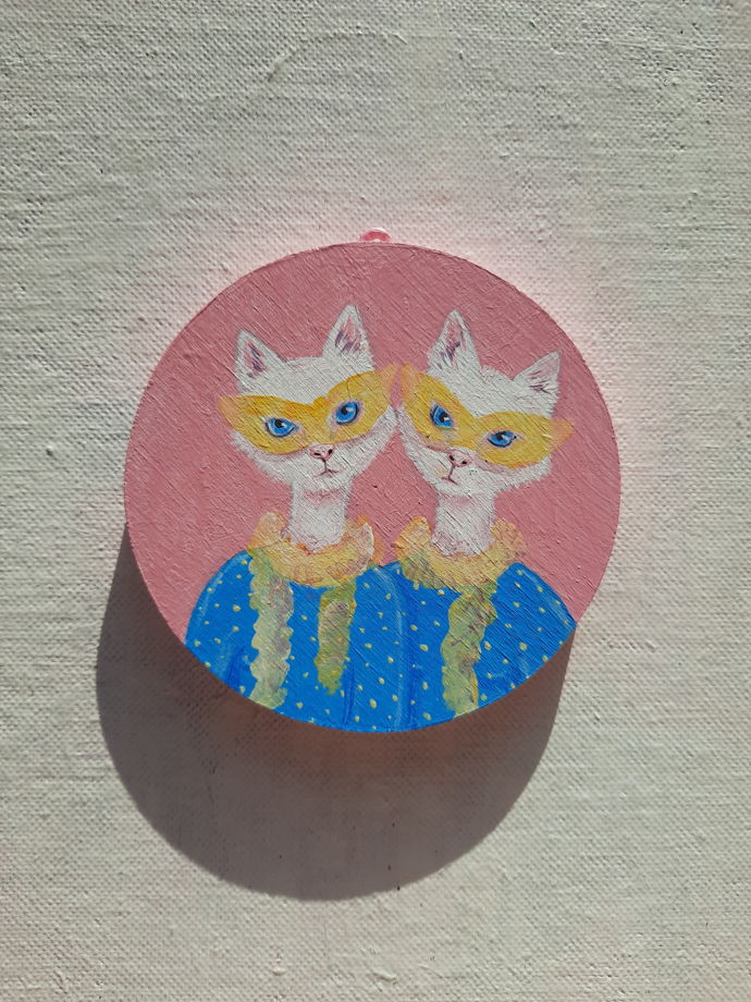 Картина "Кошечки сестрички"