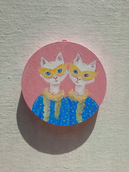 Картина "Кошечки сестрички"