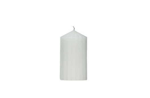 Декоративная фактурная  свеча SIGIL 130*70 цвет Белый